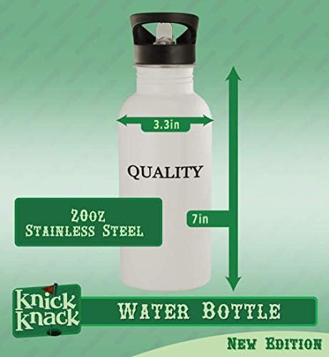 Cadourile Knick Knick au costumer? - Sticlă de apă din oțel inoxidabil 20oz, argint