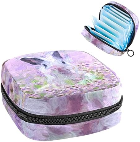 ORYUEKAN sac de depozitare a șervețelului sanitar, geantă portabilă de perioadă pentru femei, Fete, pungă menstruală, pictură