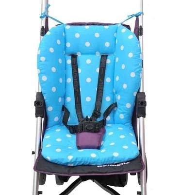 Pink Blue Alb Albar Polka Dot Scaun pernă moale pentru cărucioare pentru copii pentru copii pentru copii, cărucioare pentru copii, joggers, scaune împingătoare, buggies, prame, basinete