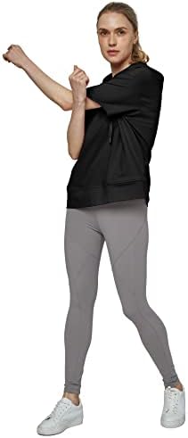 Wantdo Women’s Lightweight Hoodies Tricou cu mânecă scurtă casual tricou de alergare atletic cu glugă