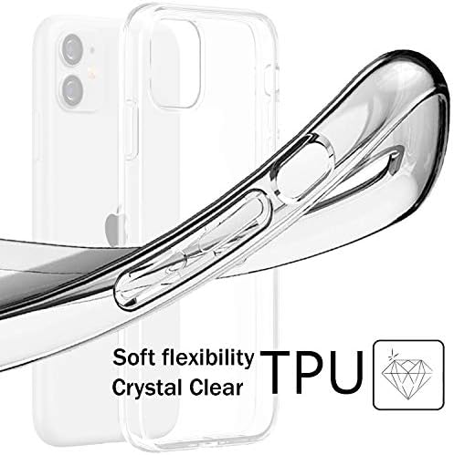FATEK compatibil pentru carcase iPhone 11, carcase de telefon cu cristal clar compatibil cu iPhone 11 6.1 inch
