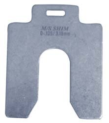 Made in SUA 0,005 8x8 2-1/2 20/PK shim slotted