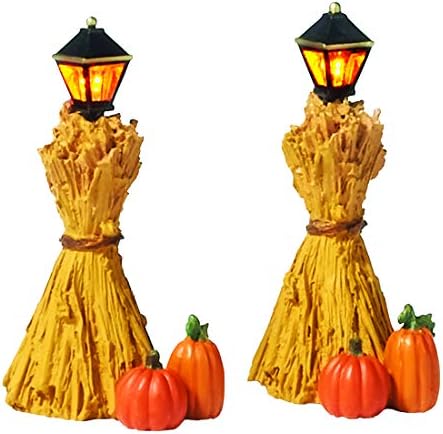 Departamentul 56 Accesorii de Halloween pentru colecții ale satului Recoltare Set de figurine Lantern Lantern Lantern, 2,25 inch, multicolor