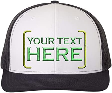 Pălării personalizate Mato & Hash cu textul dvs. aici | Pălărie brodată pentru afaceri | Trucker Richardson 112