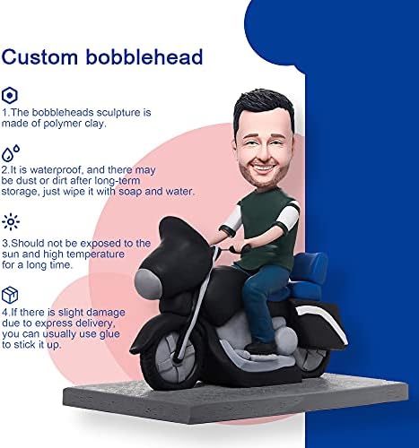 Bobble personalizat de 7 inci Custom Bobblehead, Cerced Doctor Bobble Cap, Doctor complet sculptură personalizată, Doctor cadou