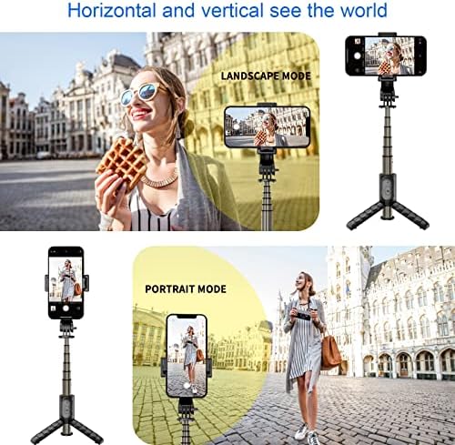 Telecomandă wireless Bluetooth detașabilă, aliaj de aluminiu extensibil Stand pentru video, fotografie, Tik Tok, Instagram