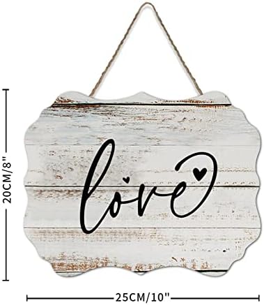 8x10in din lemn Semn de Ziua Îndrăgostiților spunând tema dragoste dragoste rustică cochetă citate de dragoste perete atârnat