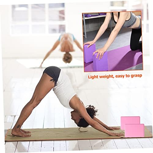 Inooomp 1 Set Yoga bloc de tensiune seturi de cadouri pentru femei Gift Cork Yoga Block Womens Tool Belt Yoga Pilates