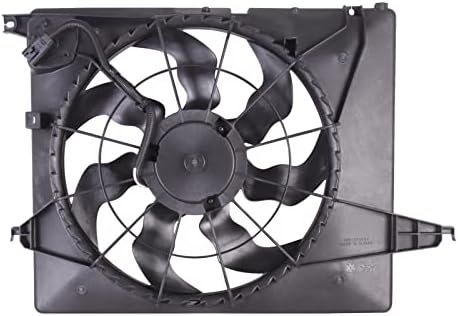 Ansamblu ventilator de răcire a radiatorului de motor TYG pentru 13-18 Hyundai Santa Fe Sport 2.4L, 14-15 Kia Sorento 2.4L | OE nr. 253804Z000 | PartsLink No. HY3115142