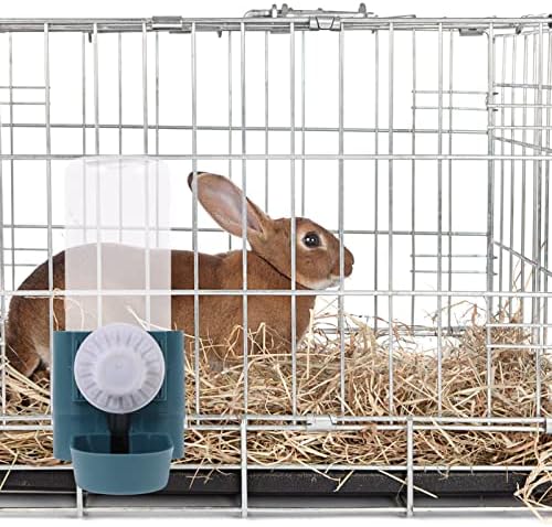 Ipetboom Hamster Sticla De Apa Automat Mici Animal Feeder Apă Dispenser Iepure Pasăre Apă Feeder Cage Accesorii Pentru Cușcă Iepuri Dihori Cobai Albastru