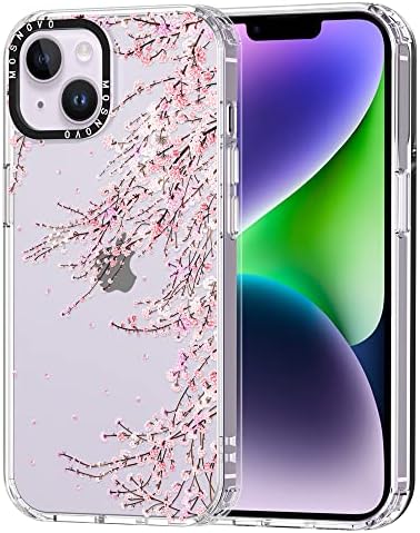 MOSNOVO Compatibil cu carcasa iPhone 14 Plus, [BufferCh ™ de 6,6 ft Impact privind căderea] [Anti Peel Off Tech] Clate Clear