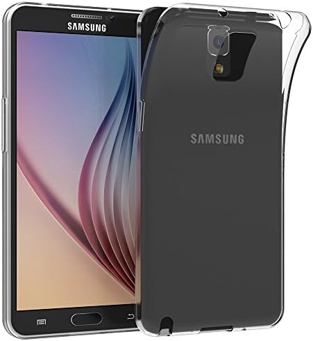 Carcasă Maijin pentru Samsung Galaxy Note 3 Moale TPU Cauciuc de bara de protecție transparentă din spate