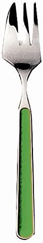 Mepra AZB10A71115 furculiță pentru tort Fantasia, [pachet de 24], 15,24 cm, verde măr, Veselă pentru mașina de spălat vase