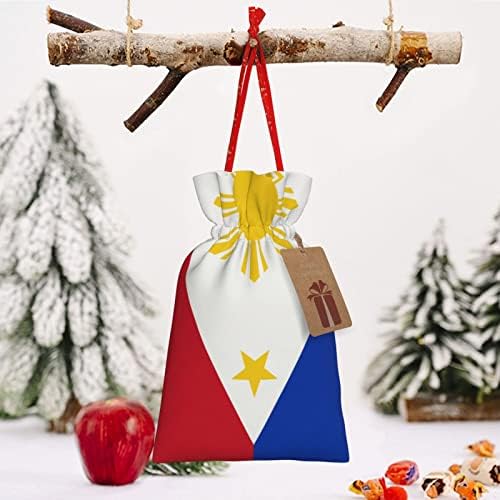 Cordon De Crăciun Genti Filipine-Flag-Proud Prezintă Pungi De Ambalaj Xmas Gift Ambalaj Saci Pungi Mediu