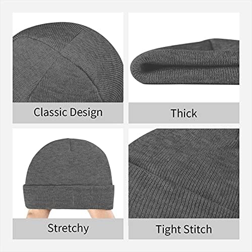 Cwokakde Duquesne Universitatea de imprimare Beanie tricotate pălărie lână pălărie cald moda în aer liber tricot capac Unisex