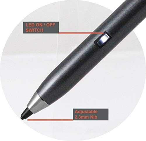 Pen-ul digital de stylus digital de bronz de gri Grey compatibil cu Dell XPS 13-9380 Laptop Ultrathin 13.3