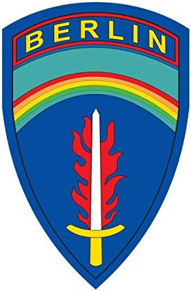 Lapte halbă Designs US Army Division-Armata Berlin SSI 3 inch Full Color vinil Decal