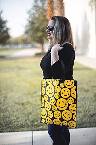 Funiverse Bulk 25 pachet de zâmbet fericit față de cumpărături reutilizabile sau pungi cadou