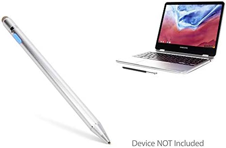 Pen -ul Boxwave Stylus pentru Samsung Chromebook Plus - Accupoint Active Stylus, Electronic Stylus cu Sfat Ultra Fine - Silver