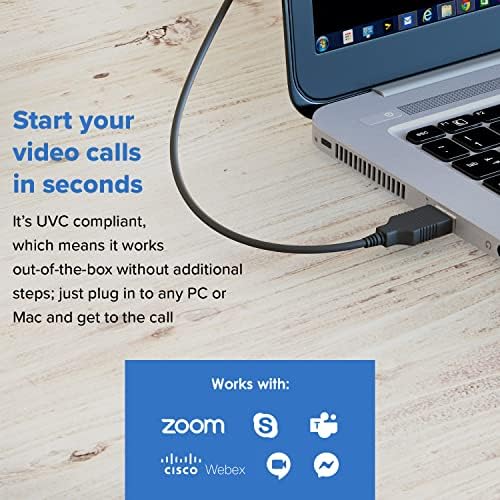 CREATIVE Live! Cameră web cam Sync V3 2K QHD USB cu Zoom Digital 4X și microfoane, HD 1080p, FOV de până la 95 de euro, obiectiv de confidențialitate, pentru PC și Mac