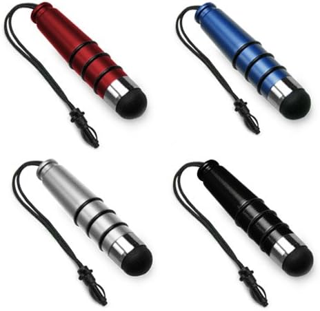 PEN -ul boxwave stylus pentru Realme Q3i - Mini Capacitor Stylus, Sfat Sfat de cauciuc mic Pen pentru RealMe Q3i - Jet Black
