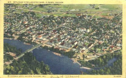 Albany, Oregon Postcard