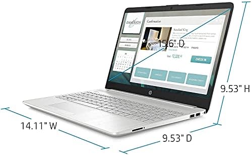 HP 2021 cel mai recent laptop cu ecran tactil Pavilion 15.6 FHD, a 10-a generație Intel Quard-Core i7-1065g7, 802.11 AC, cameră web, Bluetooth, Windows 10, Argintiu, Accesorii CUE