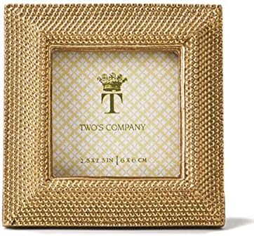 Compania Two’s Tuileries Golden Dots Photo Frame Square 2.5 x2.5
