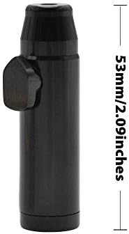 Sticlă portabilă din metal rezistentă la scurgeri recipient de depozitare impermeabil buzunar mic agitator de piper pentru Camping în aer liber călătorii 