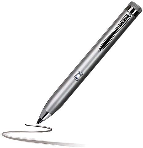 Navitech Silver Mini Fine Point Digital Stylus Pen compatibil cu Huawei P10 Plus