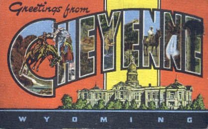 Cheyenne, Wyoming Postcard